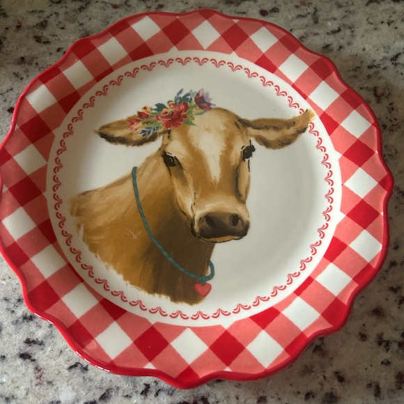 Pioneer Woman Cow Plates